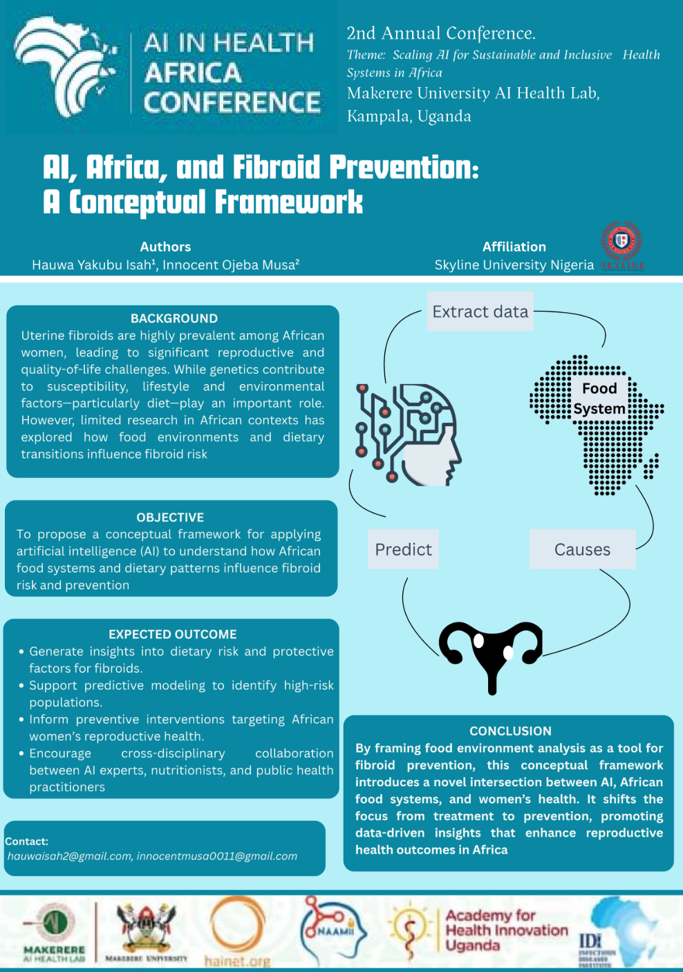 Poster preview for AI, Africa, and Fibroid Prevention: A Conceptual Framework